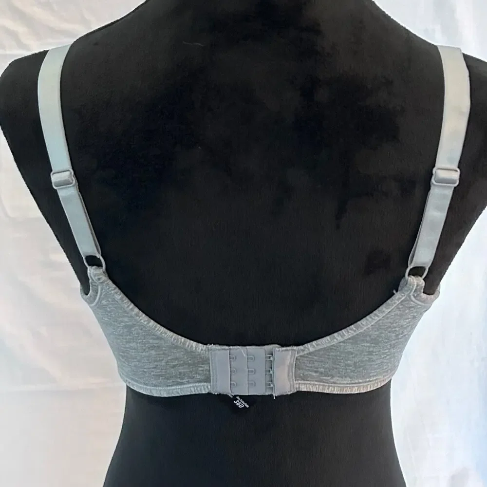 René Rofé Comfort Wire-Free Bra Size 36D Heather Gray NEW WITH TAGS NWT - Picture 2 of 9